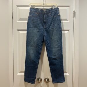 Madewell Women’s Classic Straight Jeans Size 28 Medium Wash NWT